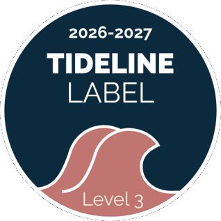 Badge Tideline Label, niveau 3, 2026-2027